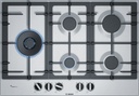 Bosch PCS7A5B90, placa de gas, serie 6, 5 fuegos, 75cm, acero