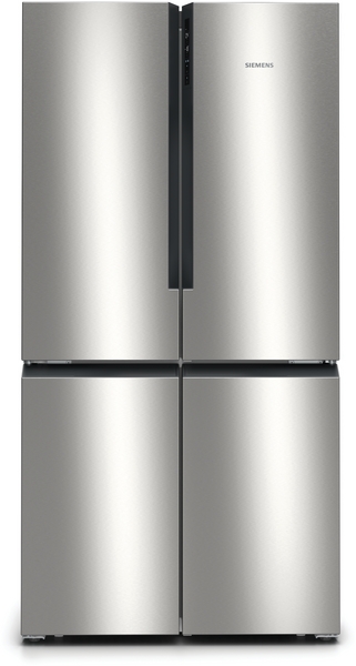 Siemens KF96NVPEA, frigorífico americano, No Frost, 183 cm, 605 l, cajón HyperFresh, SuperRefrigeración, iluminación LED, inox, iQ300, clase E