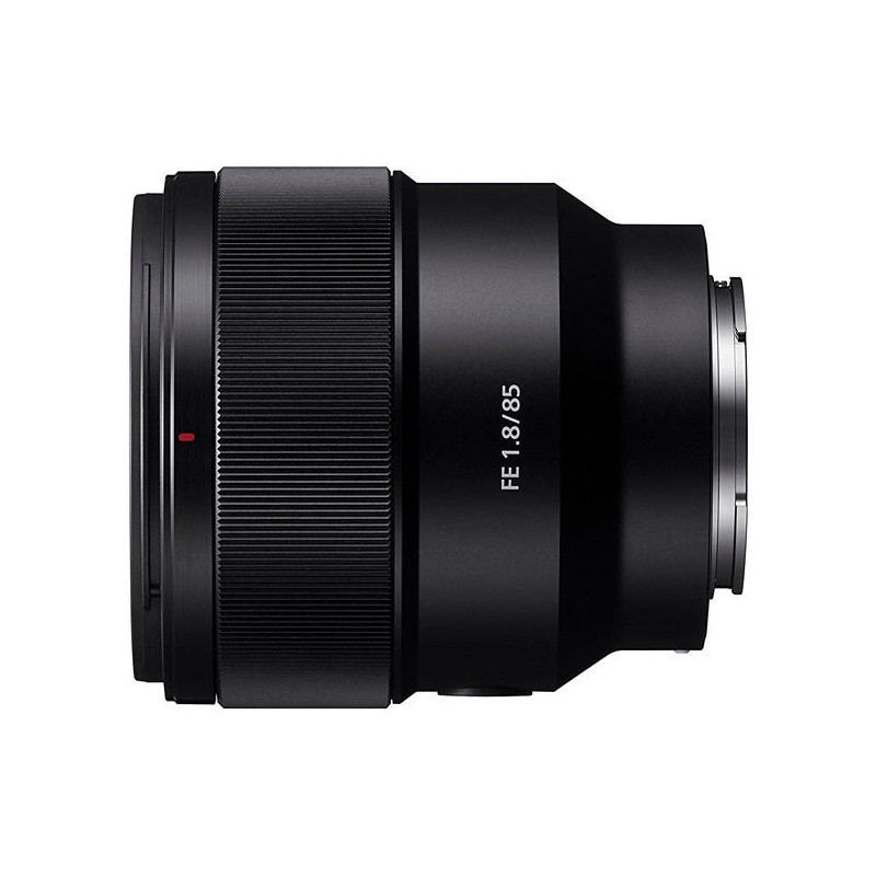 Sony SEL85F18, objetivo FE 85mm F1 8 mid-telephoto prime lens