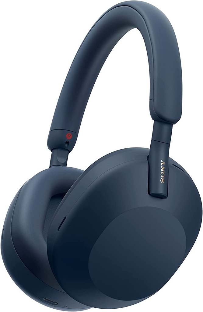 Sony WH-1000XM5L Auriculares Inalámbricos con Noise Cancelling, 30 horas de Autonomía Azul