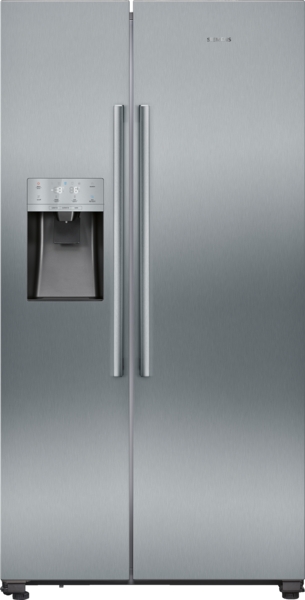 Siemens KA93DAIEP,  frigorífico americano side by side, 178.7 x 90.8 cm, XXL, inox, dispensador, iQ500, clase E
