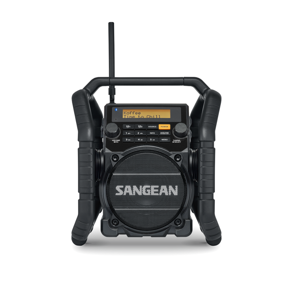 Sangean U-5 DBT Black FM AM, NFC, Alarma, USB, Waterproof ,BT