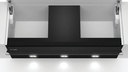 Siemens LJ97BAM60, campana decorativa integrada, 90 cm, cristal negro, iQ500