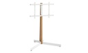Vogels TVS3695, soporte de pie, giratorio hasta 90°, de 40" a 77", 50 kg, blanco