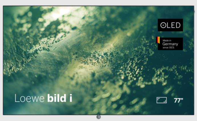 Loewe Bild i77 dr, TV OLED, 1TB, UHD 4K, HDR, Wi-Fi y Smart TV, para colgar en pared con soporte incluido