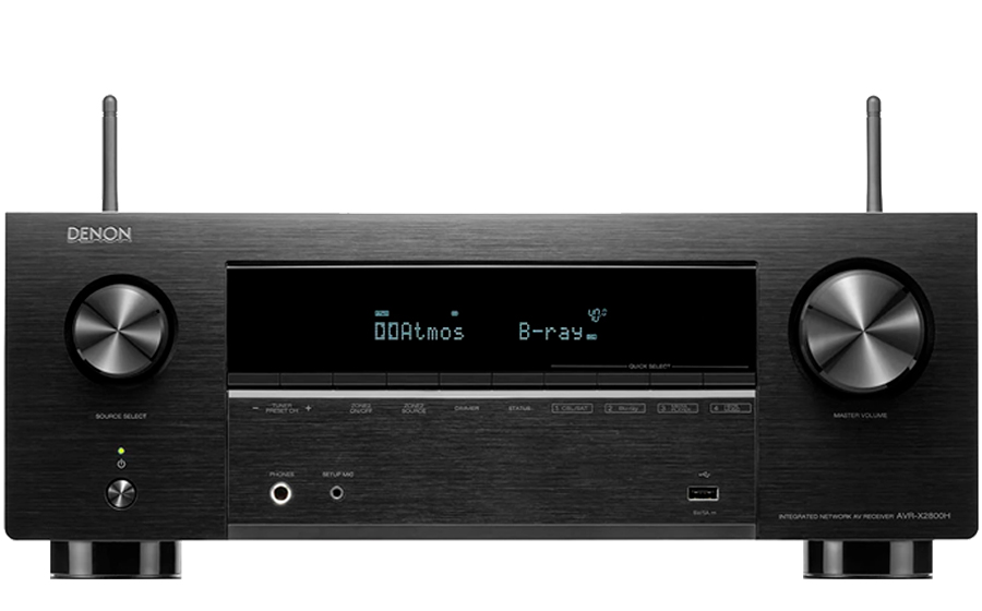 Denon AVRX2800H Receptor de Alta Resolución 7.2 canales 8K 150 W