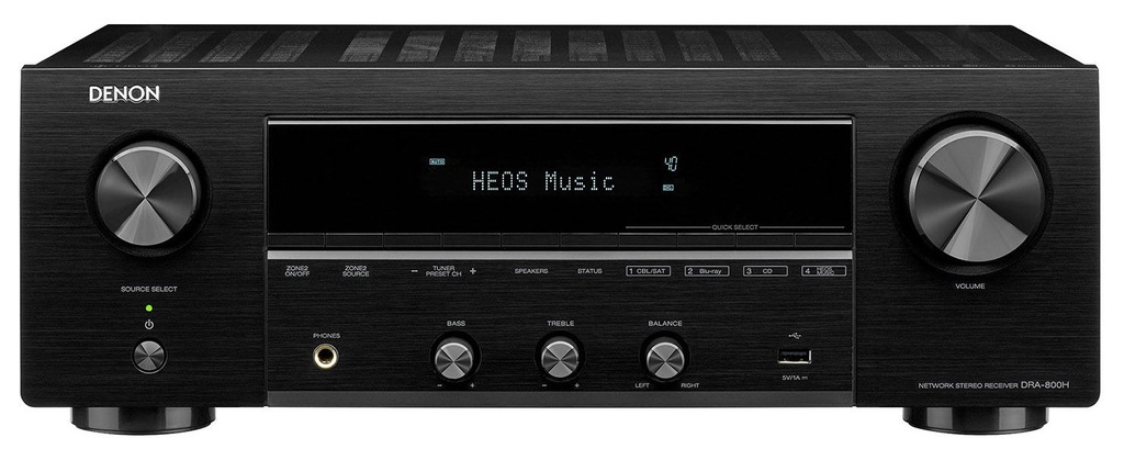 Denon DRA-800H, receptor en red Bluetooth