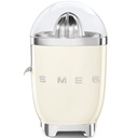 Smeg CJF11CREU, exprimidor eléctrico, presión manual, color crema brillante