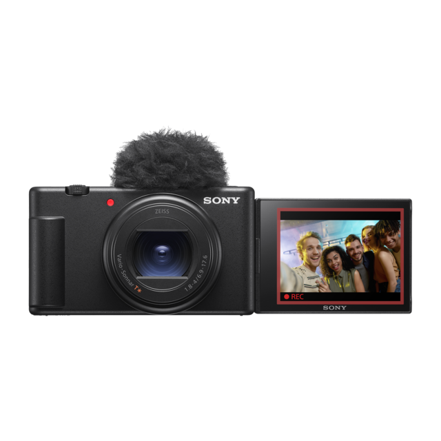 Sony ZV-1M II Cámara vlogging Objetivo Zoom Gran Angular, vídeo 4K, micrófono multidireccional) Negro