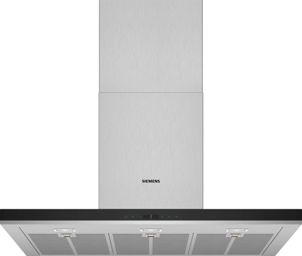Siemens LC98BIP50, campana decorativa de pared, 90 cm, acero inoxidable, iQ500