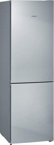 Siemens KG36NVIDA, frigorífico combinado de libre instalación, inox, no frost, 186 x 60 cm, iQ300, clase D
