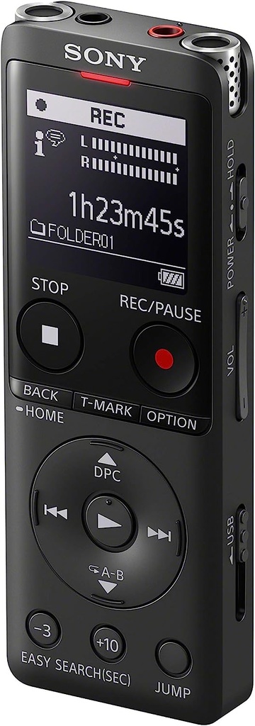 Sony ICDUX570B,  grabadora de voz digital 4GB