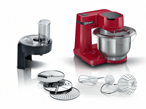 Bosch  MUMS2ER01- Robot de cocina, Serie 2, MUM, 700 W, Rojo
