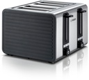 Bosch TAT7S45, tostadora, 4 rebanadas, 1800w, negro