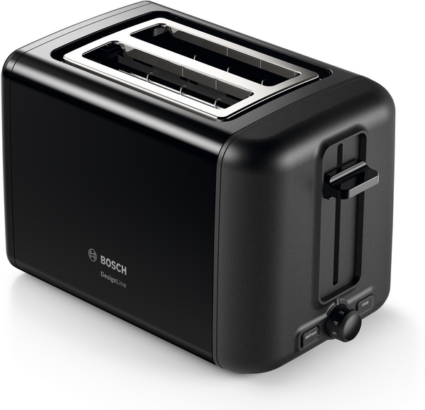 Bosch TAT3P423, tostadora, DesignLine, 970w, negra