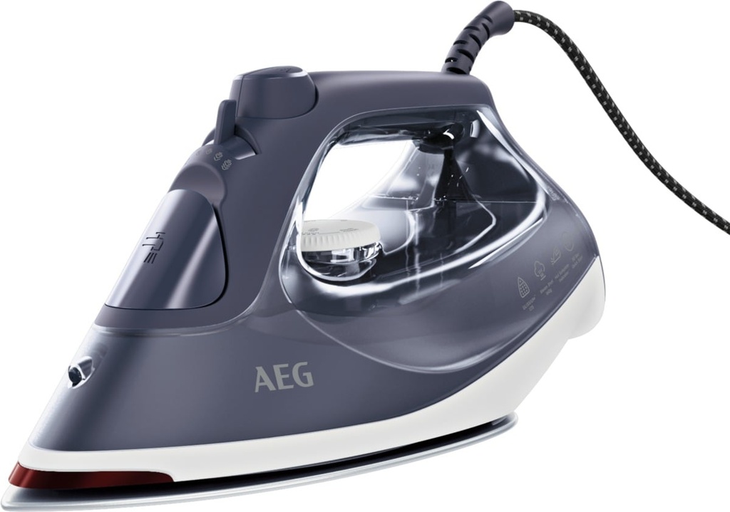 AEG SI6-1-2MN, plancha vapor, 2400w, golpe de vapor 200g/min, color azul