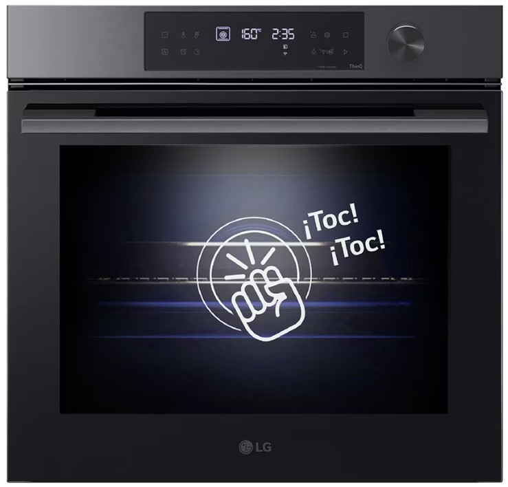 LG WSED7613B, horno pirolítico, Instaview, 76l, 59,2cm, inox, clase A+