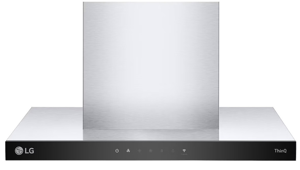 LG HCEZ2426S, campana extractora, 60cm, 4 niveles de potencia, 70dB, WiFi, inox, clase A