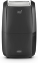 De'Longhi DDSX220WFA, deshumidificador inteligente con Wifi integrado, filtro, función 24h, 20L, negro