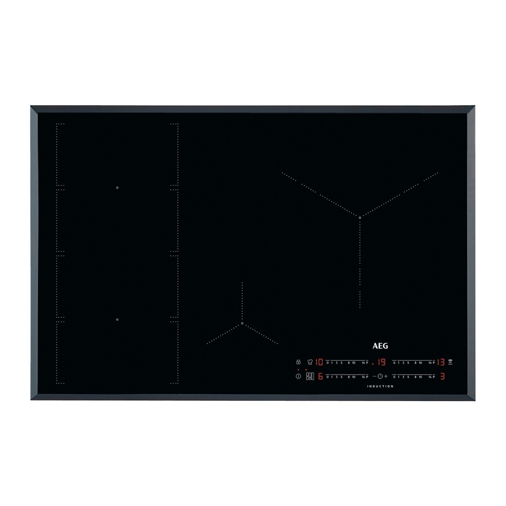 AEG IKE84475FB, placa inducción, 80cm, zona flex, zona 32cm, serie 6000