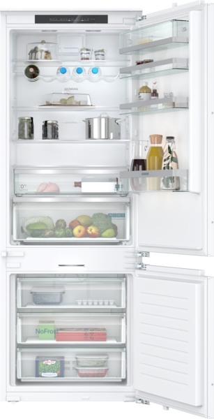 Siemens KB96NADD0 frigorífico combinado integrable, inox, no frost, 194 x 71 cm, iQ500, clase D