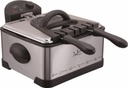 Jata FR700, freidora de aceite de 4 litros, 2000w, incluye 2 cestillos medianos y 1 grande, desmontable