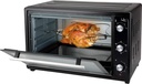 Jata HN966, horno compacto, 66l, 2200w, 4 funciones, negro