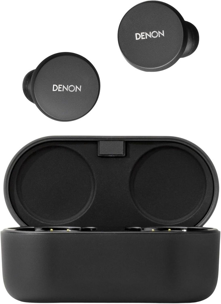 Denon AHC10, auriculares Bluetooth PerL, True Wireless, cancelación de ruido, micrófonos Integrados, uso de 24h, negro