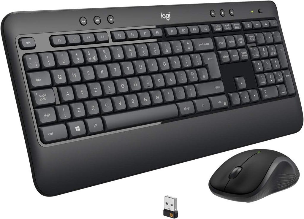Logitech MK540 Advanced, teclado + ratón inalámbrico, 36 meses batería