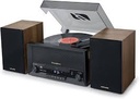Muse MT-120 MB Microsistema estéreo con Altavoces, Madera/Negro