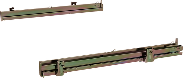 Siemens HZ638070 guías telescópicas pirolizables, 100% extraíbles