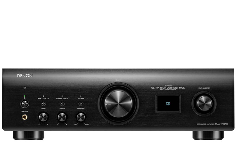 Denon PMA-1700NE, Amplificador integrado de 2 canales a 140W, negro