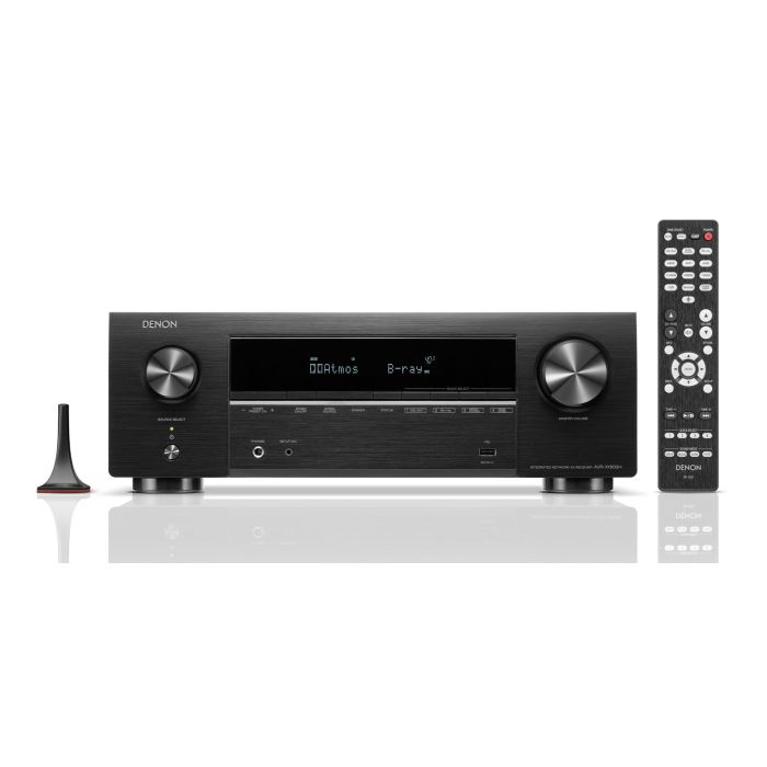 Denon AVR-S670H Receptor Cine en casa 5.2 Ch - Receptor HDMI UHD 8K (75W x 5), transmisión HEOS, Bluetooth, Wi-Fi, Dolby TrueHD, Dolby Pro Logic II y DTS HD