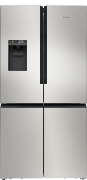 Siemens KF96DPPEA, frigorífico americano, dispensador con toma de agua, 4 puertas, No Frost, 183 x 90,5 cm, inox, iQ700, clase E
