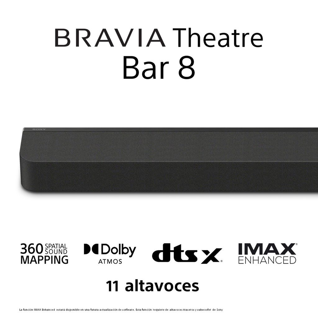 Sony Barra de Sonido HTA8000, BRAVIA Theatre Bar 8