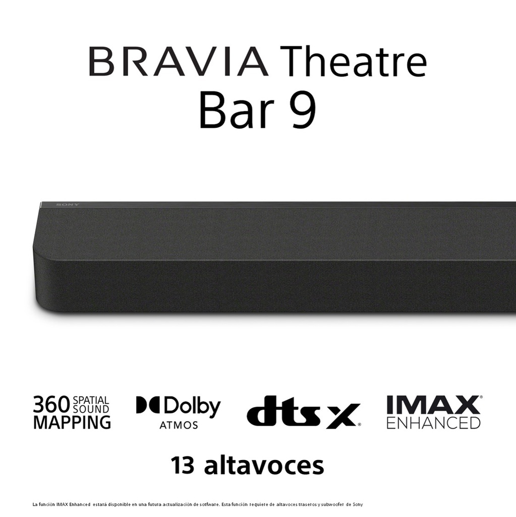 Sony HTA9000, BRAVIA Theatre Bar 9, 360 Spatial Sound Mapping, Dolby Atmos®/DTS:X®