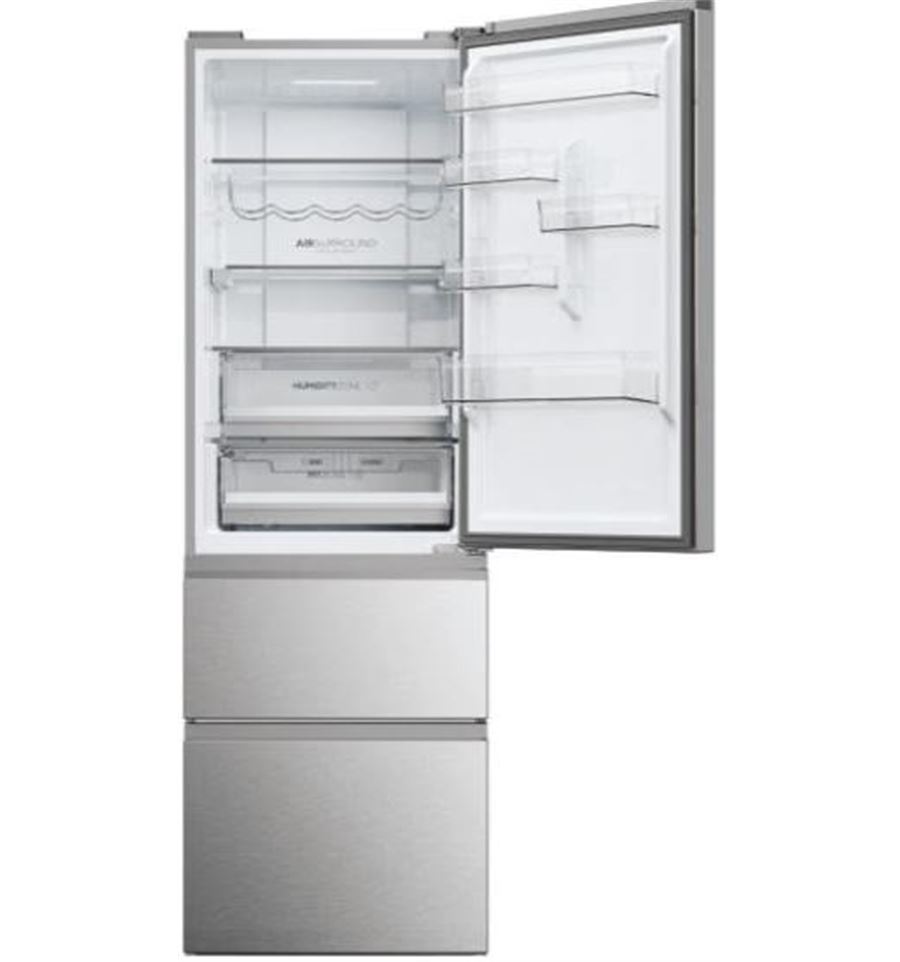 Haier HTW5618DNMG, frigorífico combi, series 5, NoFrost, inox, clase D