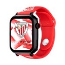 Save Family Save Watch +, Reloj GPS para niños, llamadas, whatsapp, edicion Athletic Club, Silicona Roja