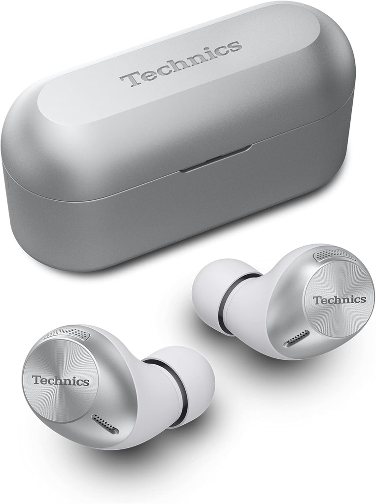 Technics EAHAZ40ES, auriculares Bluetooth, True Wireless, multipunto, uso de 25h, color plata