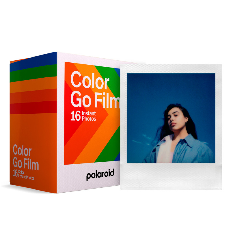 Polaroid GO FILM, Paquete fotográfico doble, marco blanco, compatibilidad Polaroid GO