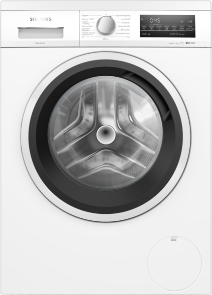 Siemens WU14UT62ES, lavadora de carga frontal, 9 kg, 1400 RPM, clase A, iQ500
