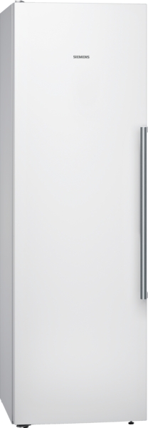 Siemens KS36VAWEP, frigorífico una puerta, NoFrost, blanco inox, iQ500, clase E