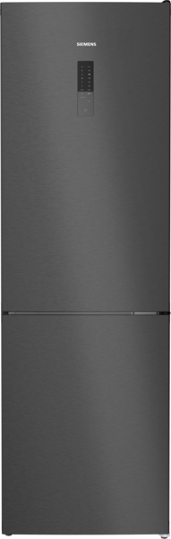 Siemens KG36NXXBF, frigorífico combinado de libre instalación, black inox, not frost, 186 x 60 cm, iQ300, clase B