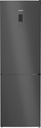 Siemens KG36NXXBF, frigorífico combinado de libre instalación, black inox, not frost, 186 x 60 cm, iQ300, clase B