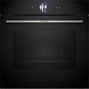 Bosch HSG7361B1, horno multifunción 100 % vapor, AirFry,  sonda térmica, cristal negro, serie 8