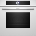 Bosch HSG7361W1, horno multifunción 100 % vapor, AirFry, sonda térmica, cristal blanco, serie 8