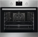 AEG BPB331161M, horno pirolítico, surroundcook, serie 6000, inox, clase A+