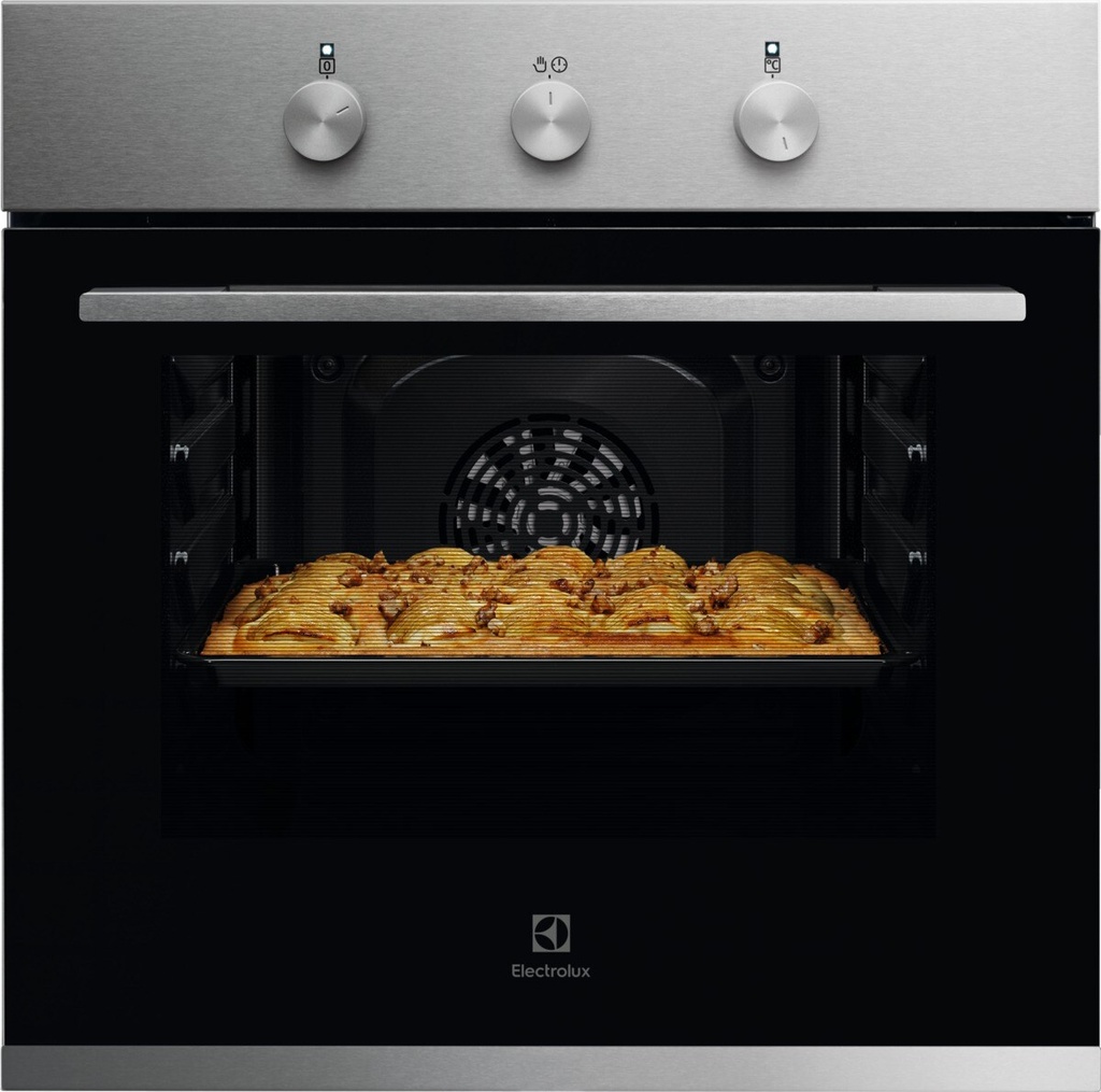 Electrolux KOHHH00BX3, horno multifunción con Aqua Clean, 60cm, XXL, inox, clase A