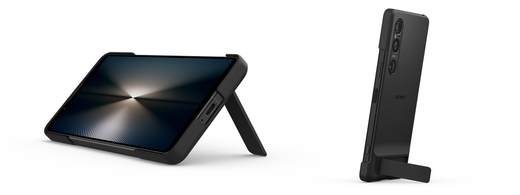 Sony XQZCBECB, funda Xperia 1 VI, soporte posterior, black