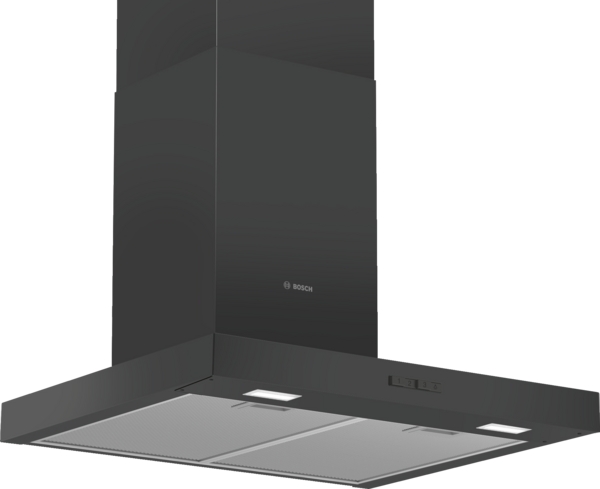 Bosch DWB66BC60, Campana decorativa de pared, inox, box slim, ancho 60 cm, serie 2